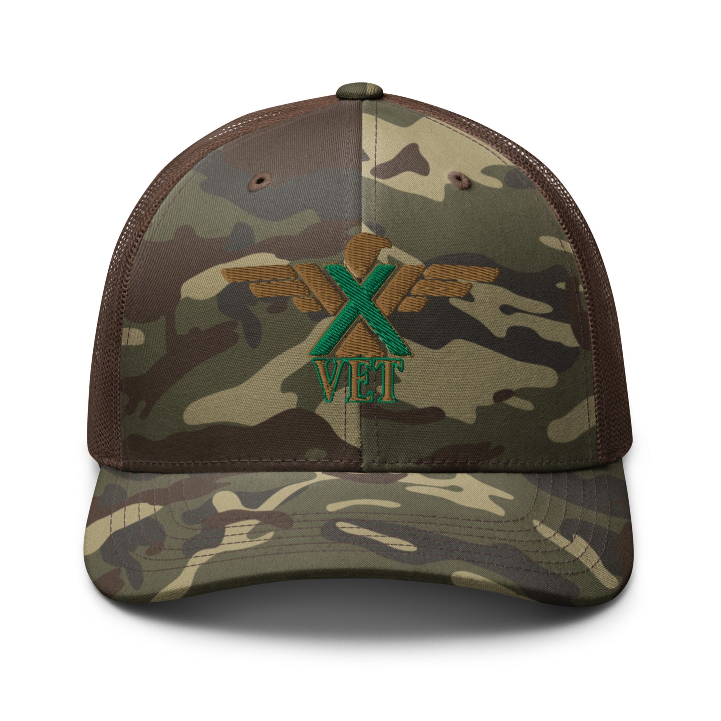 X-VET Camouflage trucker Hat. - X-VET