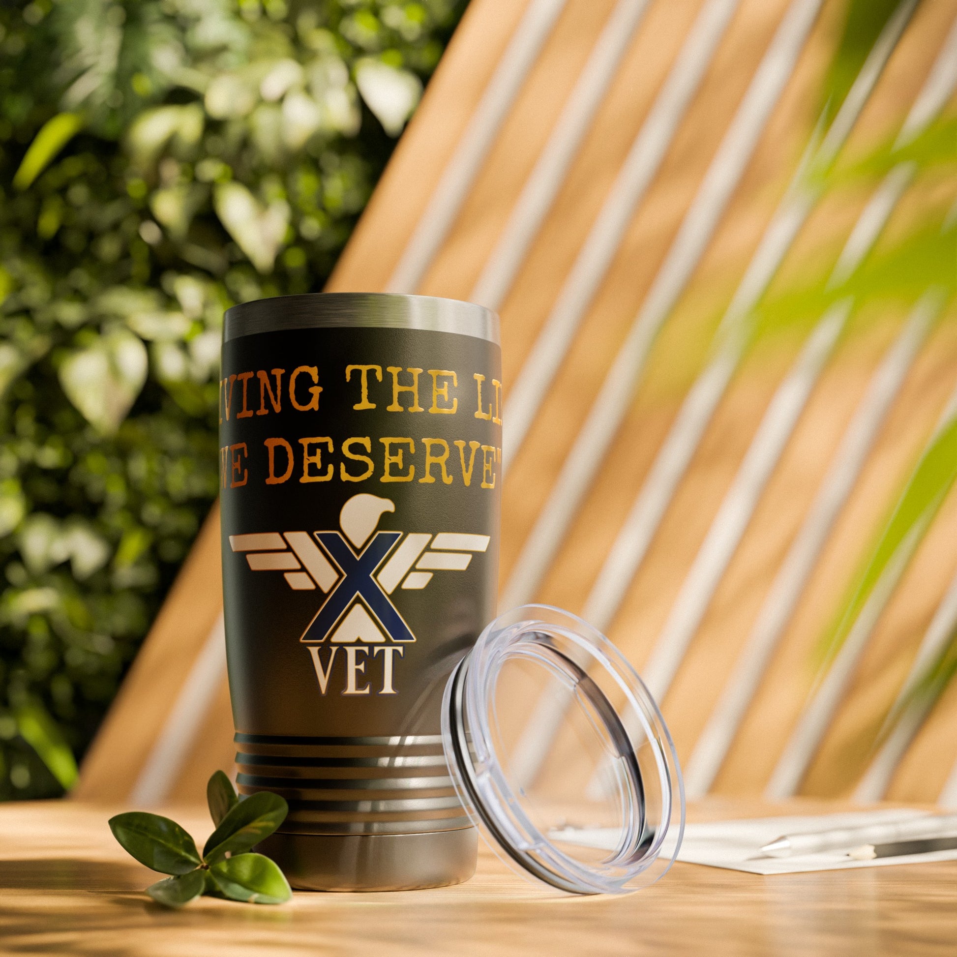 X-VET "Living The Life We Deserve" Ringneck Tumbler, 20oz - X-VET