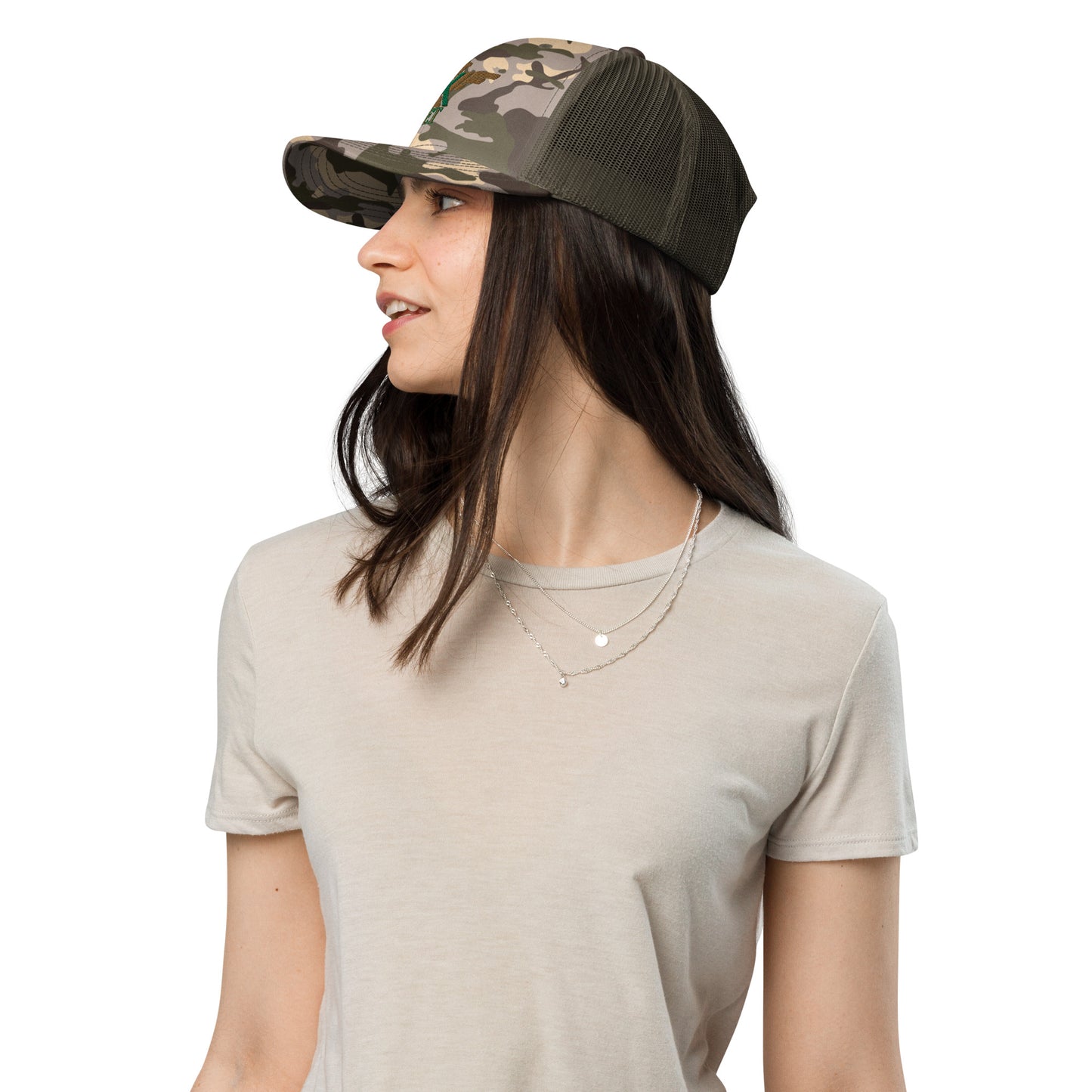 X-VET Camouflage trucker Hat. - X-VET