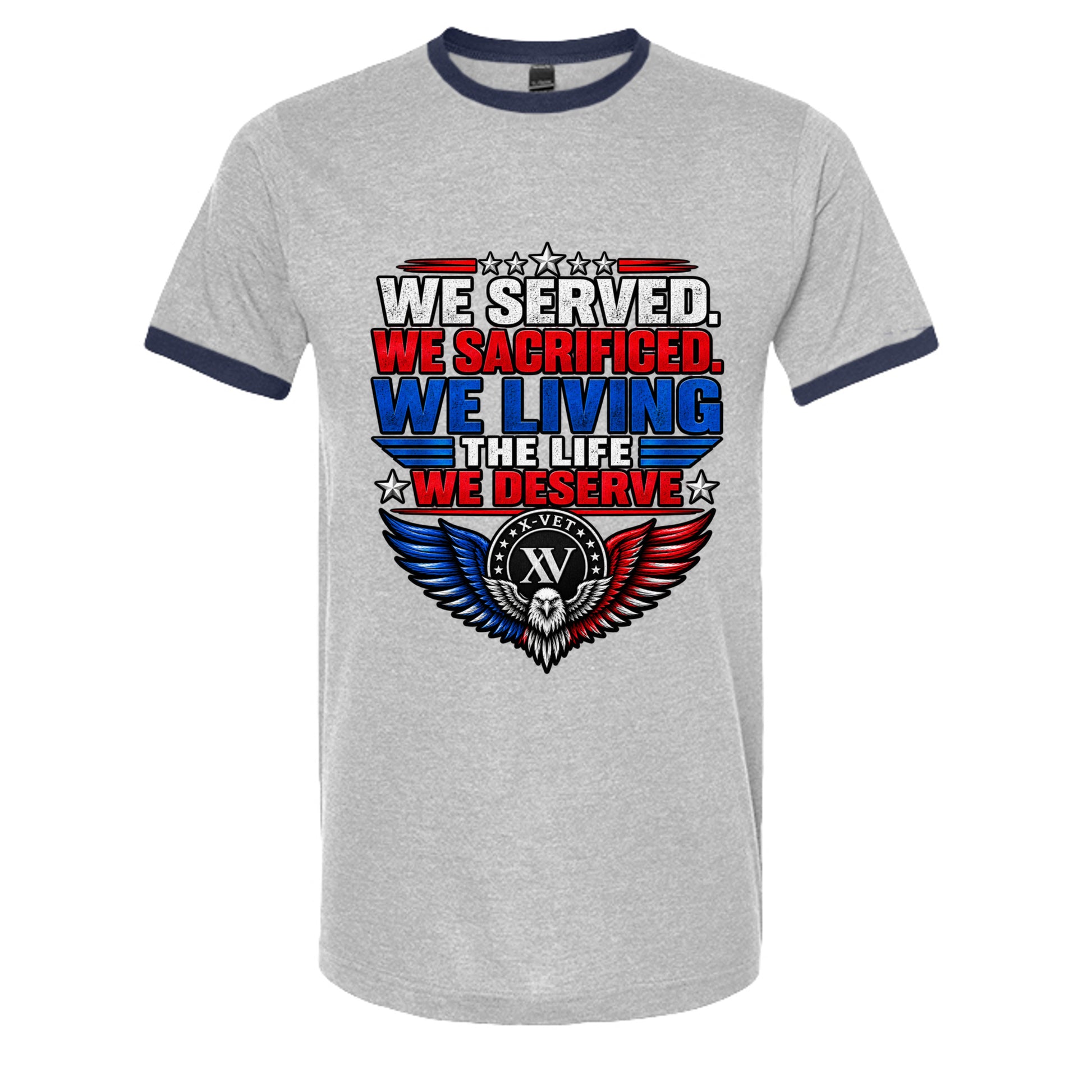 Heather Grey/ Navy - 246 - FRONT