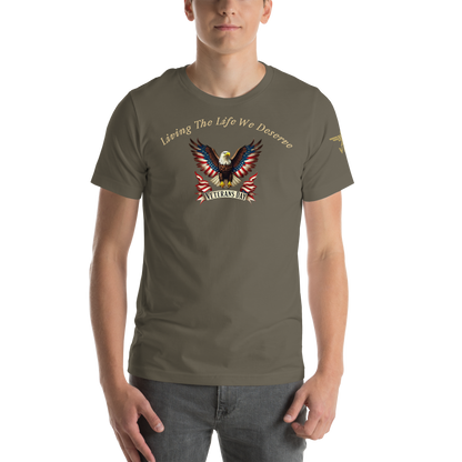 Veteran's Day American Eagle "Living The Life We Deserve" - X-VET