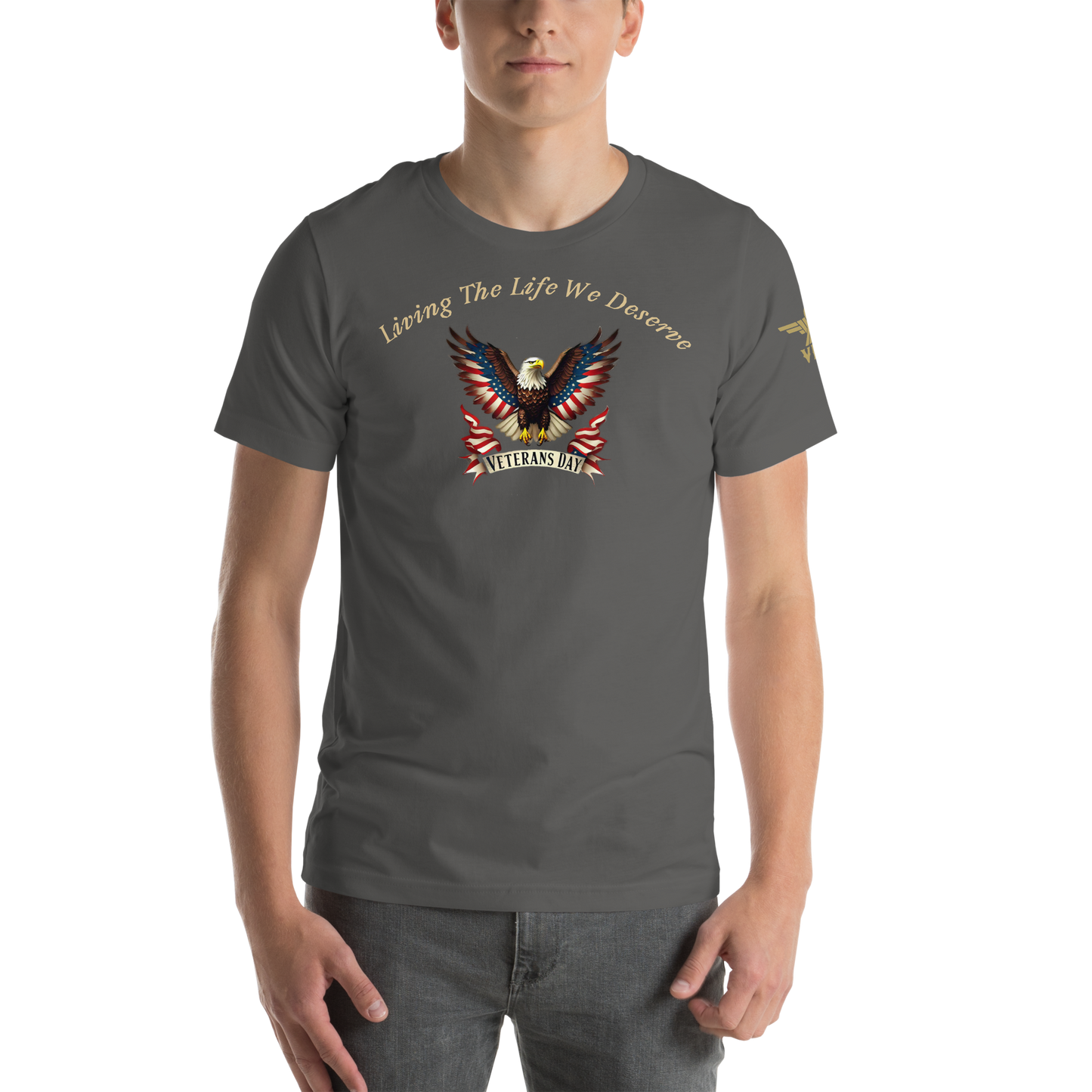 Veteran's Day American Eagle "Living The Life We Deserve" - X-VET