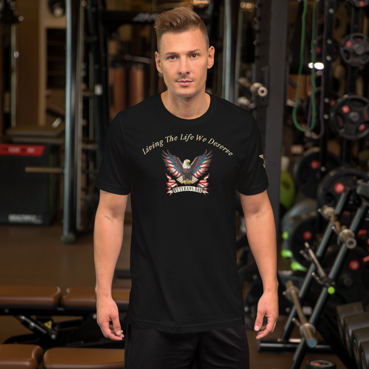 Veteran's Day American Eagle "Living The Life We Deserve" - X-VET