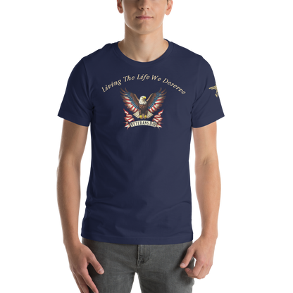 Veteran's Day American Eagle "Living The Life We Deserve" - X-VET