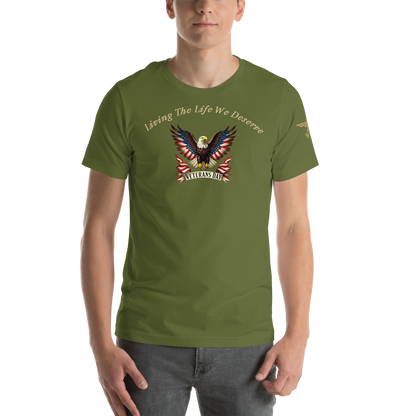 Veteran's Day American Eagle "Living The Life We Deserve" - X-VET