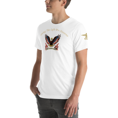 Veteran's Day American Eagle "Living The Life We Deserve" - X-VET