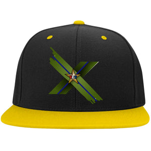 X-VET Flat Bill High-Profile Snapback Hat - X-VET