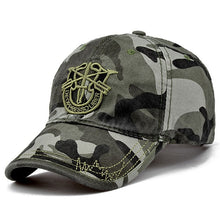 Load image into Gallery viewer, Unisex Tactical Cap Navy Seal, Army Camo Snapback Hats - X-VET
